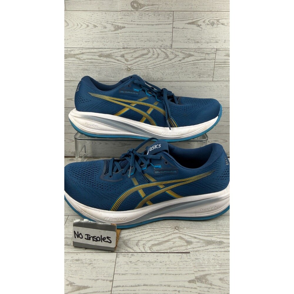 Asics Gel-Cumulus 28 1011C143.403 Blue 12.5D Men's Sneakers Running Shoes #1017